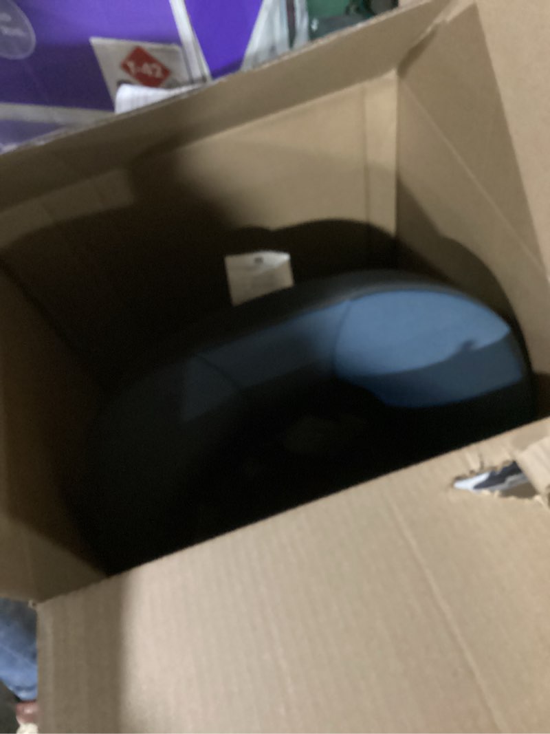 Condition photo showing Good Condition for aimilar to photo) safety 1st ellaris 3-in-1 convertible car seat, slim fit design, rear & forward-facing, 5-position headrest, 3-across fit, travel-friendly with machine-washable seat pad, peacock blue