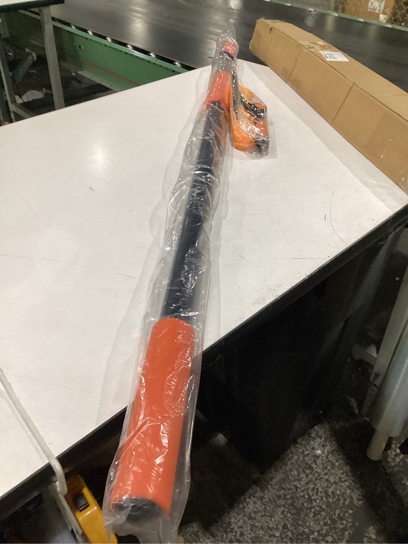 Condition photo showing New/Like New for 26ft telescoping window squeegee kit | 2-in-1 professional window washer & microfiber scrubber with extension pole | high reach cleaning tool for outdoor, indoor windows & glass orange 20ft