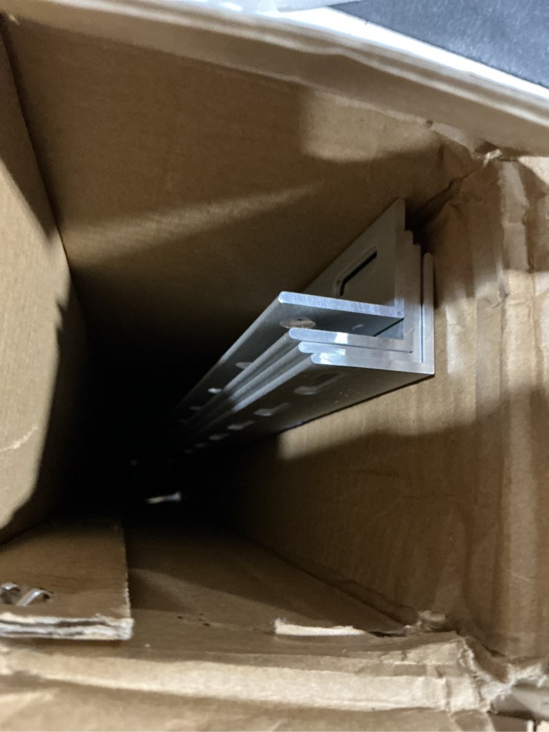 Condition photo showing Good Condition for 45" solar panel mount brackets adjustable solar panel tilt mount brackets for 100-400 watts solar panel 2400pa windproof for roof, rv, ground, boat and off-grid (brackets) silver 45 1 sets