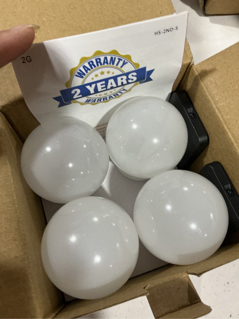 Condition photo showing Good Condition for ilc rgb led light bulb, color changing light bulb, 40w equivalent, 450lm, 2700k warm white 5w e26 screw base rgbw, a15 color lights bulb - 12 color choices - timing infrared remote control (4 pack) 4 count (pack of 1)