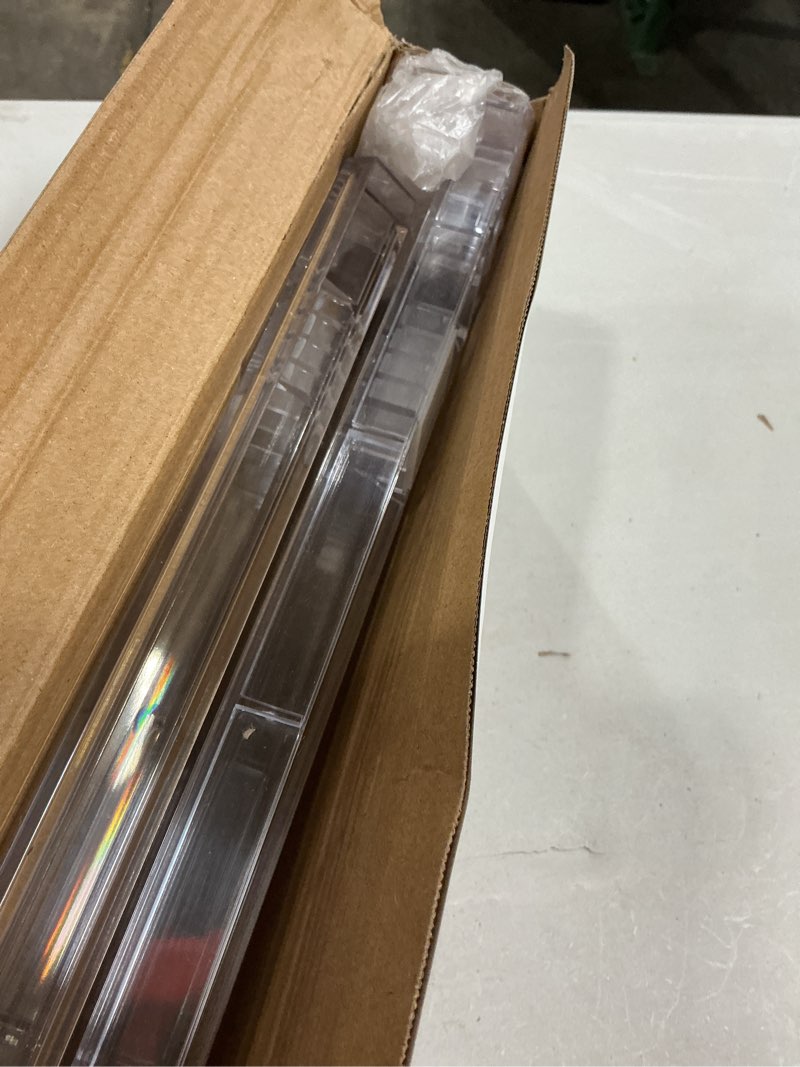 Condition photo showing Good Condition for non-slip mahjong racks with pushers, 4-pack clear acrylic racks, american mahjong accessories, gift-ready mahjong gifts (clear)