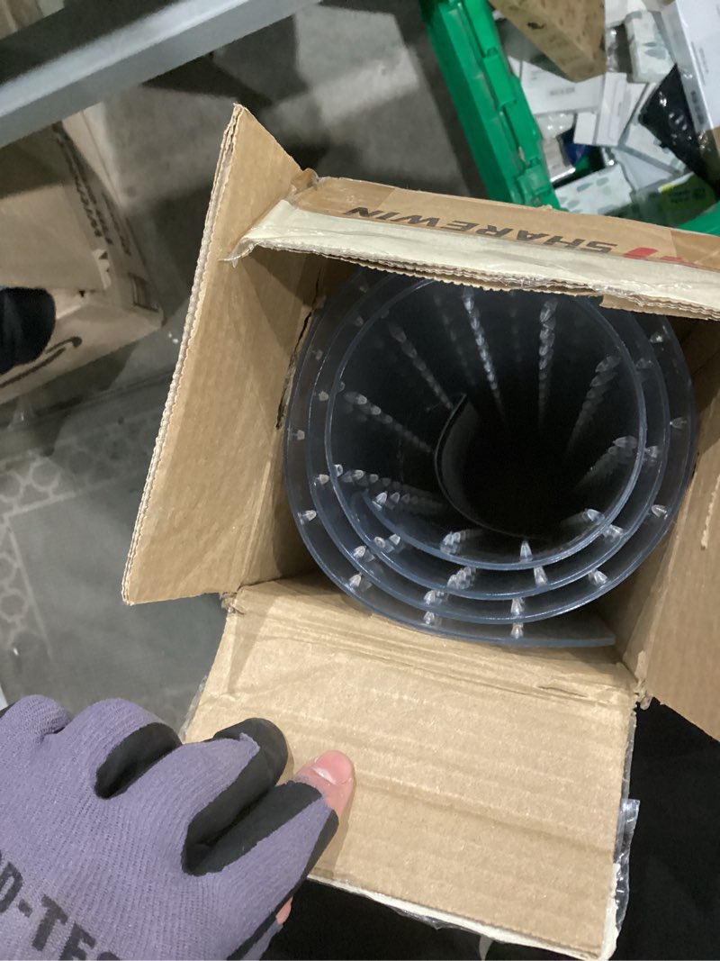 Condition photo showing Good Condition for Office Chair Mat for Carpeted Floors, Desk Mats 48"X30" for Rolling Desk on Low Pile Carpets, Small Computer Gaming Plastic Floor Mats for Office Chair on Carpet, Easy Glide Without Curling