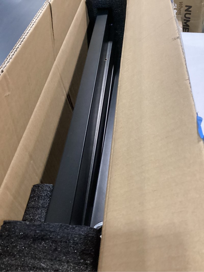 Condition photo showing Good Condition for VIVOSUN Outdoor Handrail, 3 Step Stair Handrail, 40" x 36" Fits 1 to 3 Steps, Wrought Mattle Iron Handrail for Concrete Steps, Porch Steps, One-Step Assembly, Black 3 Steps Straight