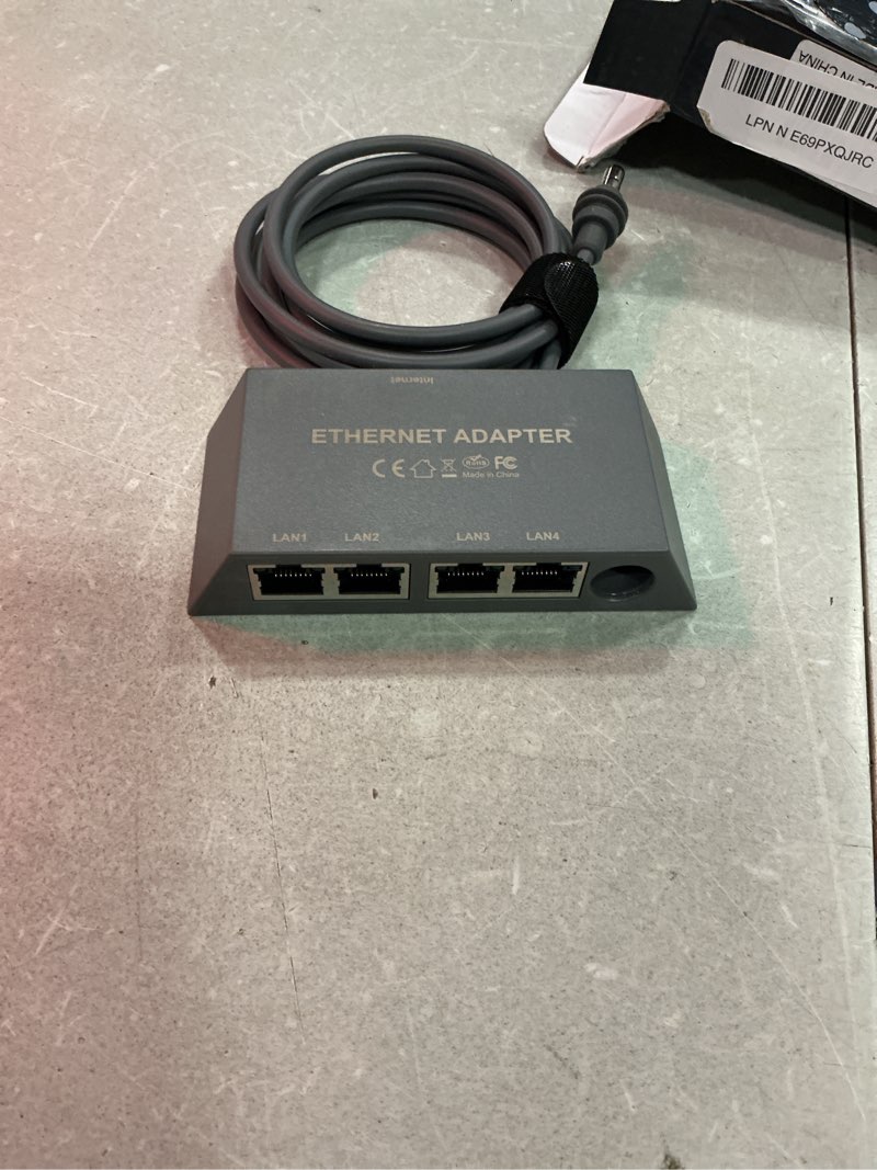 Condition photo showing Good Condition for multi ports ethernet adapter for starlink gen 3/ standard 4/4 x/starlink mini wired external network, 4 ports ethernet adapter 1 to 4 [4 devices networked simultaneously] - up to 1 gbps