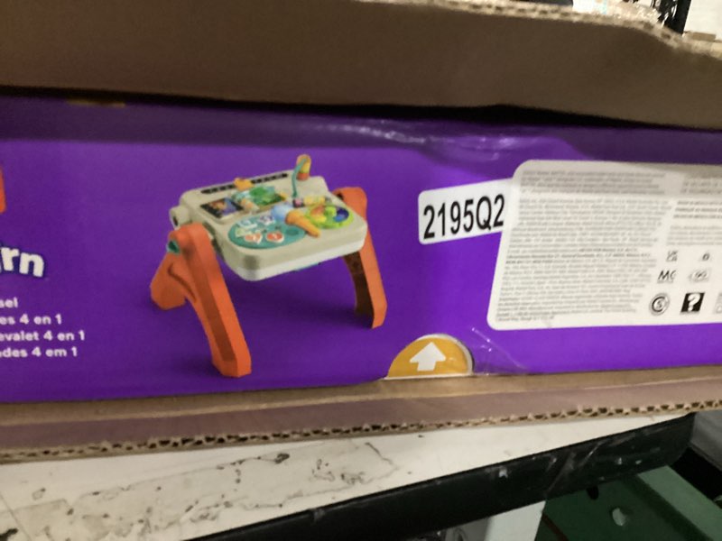 Condition photo showing Good Condition for fisher-price 4-in-1 activity table & easel, multilanguage version | english, french, spanish, portuguese, laugh & learn baby & toddler toy with educational music for ages 6+ months