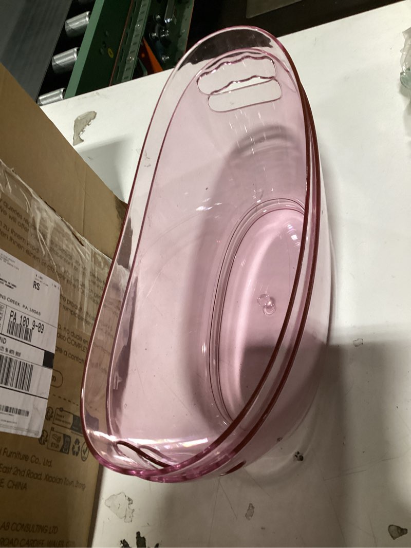 Condition photo showing New/Like New for Ice Bucket 2 PCS, Thickened Ice Buckets for Parties, Mimosa Bar Supplies Beverage Tub for Champagne Beer Sparkling Wine Cocktails?5.5L) 16.5 * 7.3 * 6.8inch Clear