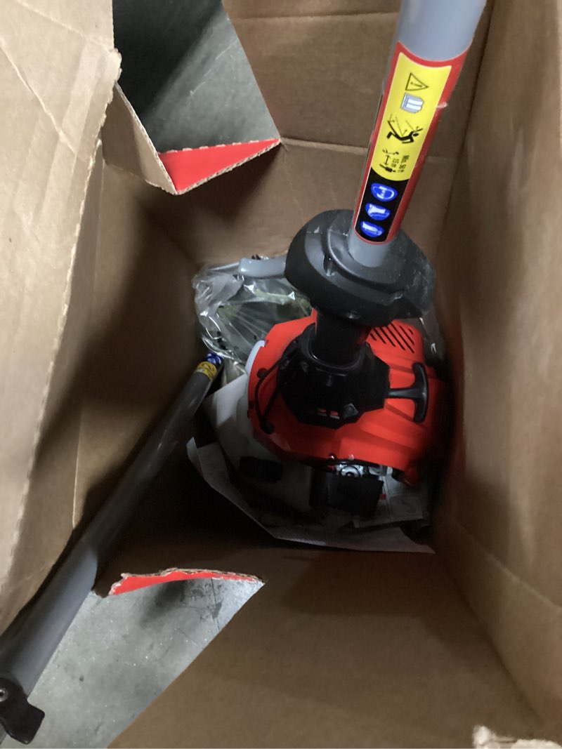 Condition photo showing As Is for craftsman ws2200 25-cc 2-cycle 17-in straight shaft attachment capable gas string trimmer