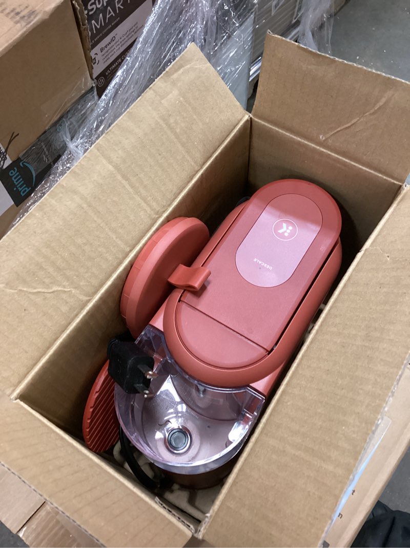 Condition photo showing As Is for Keurig K-Mini Mate Single Serve K-Cup Pod Coffee Maker, Brews Up to 12 oz Cup, Compact Portable Coffee Machine for Small Spaces, Great for Dorms & Offices, Red Rocks Small Red Rocks