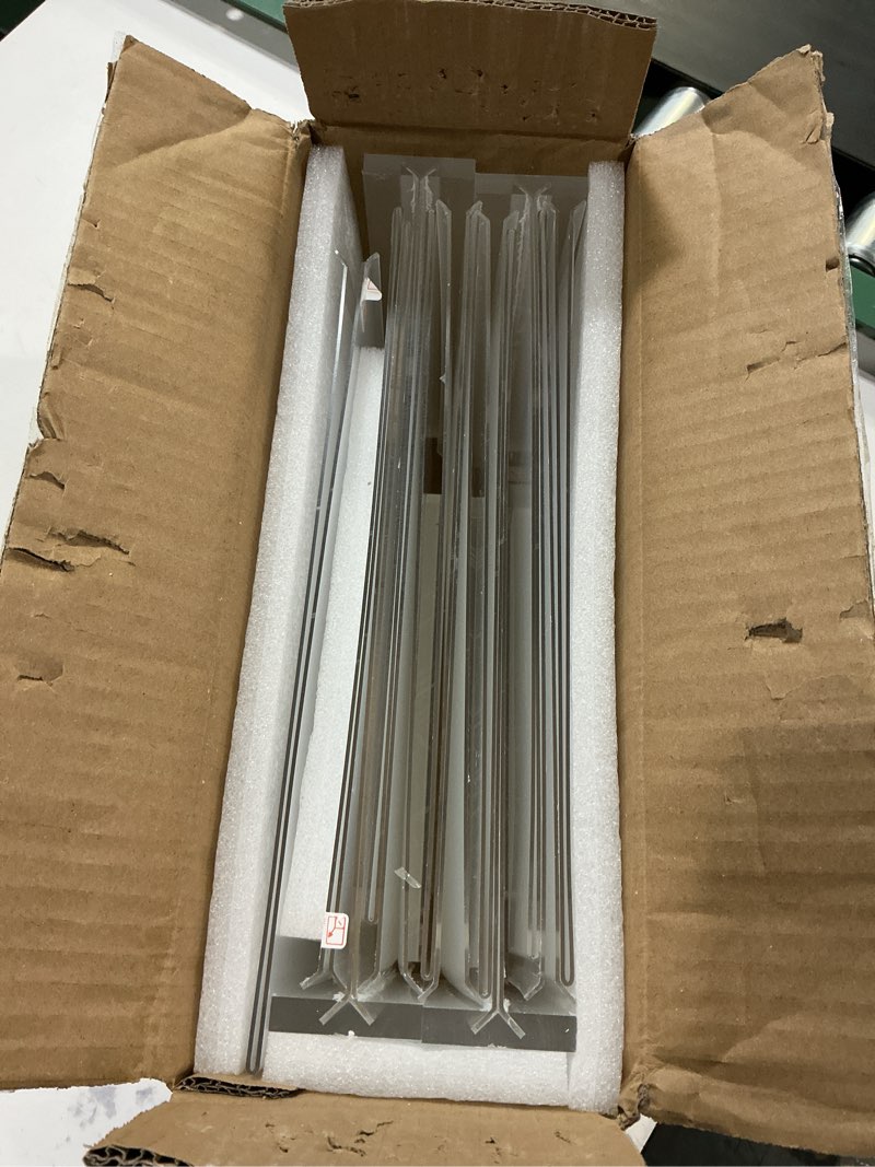 Condition photo showing Good Condition for 12 pack acrylic sign holder 8.5 x 11, double-sided clear sign holder plastic stands for display, t s