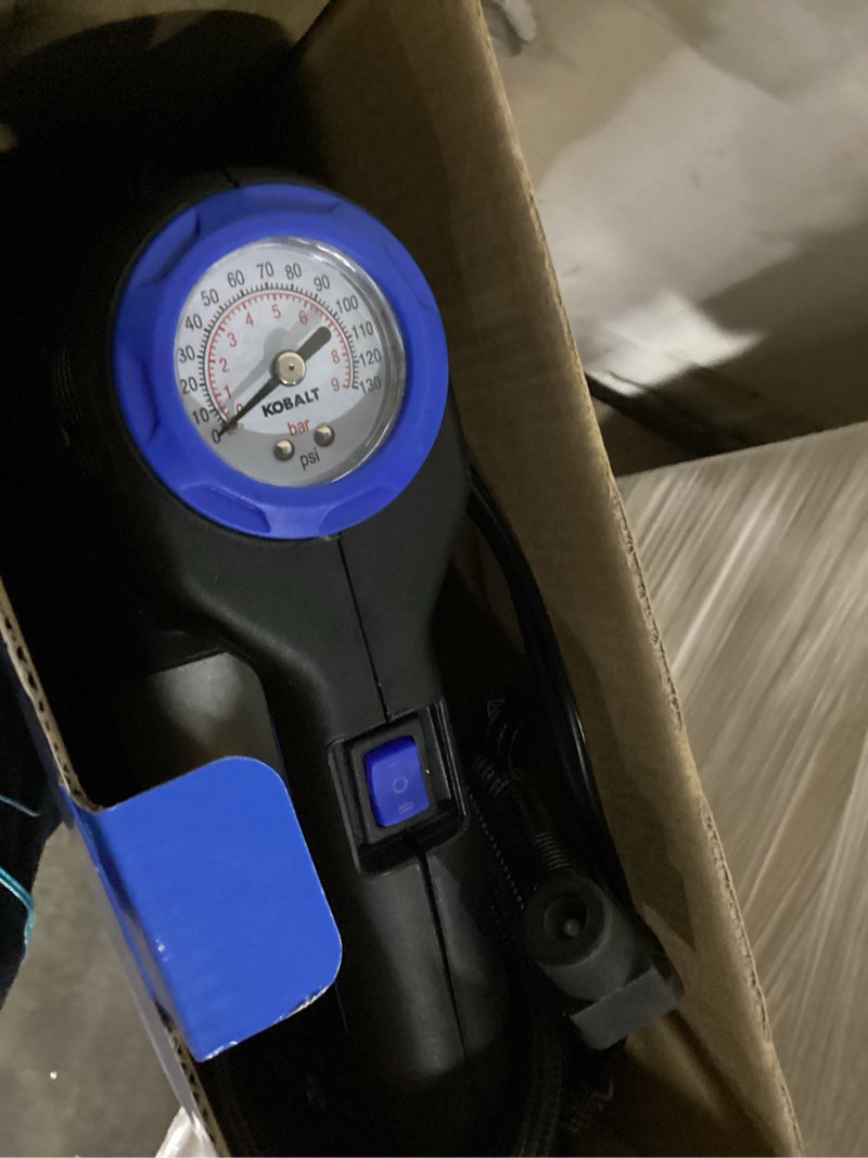 Condition photo showing Good Condition for kobalt 12-volt car air inflator