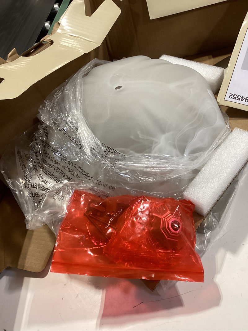 Condition photo showing Good Condition for allen + roth 2-light 13-in brushed nickel flush mount light