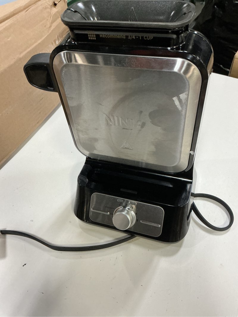 Condition photo showing As Is for ninja belgian waffle maker pro neverstick, bw1001