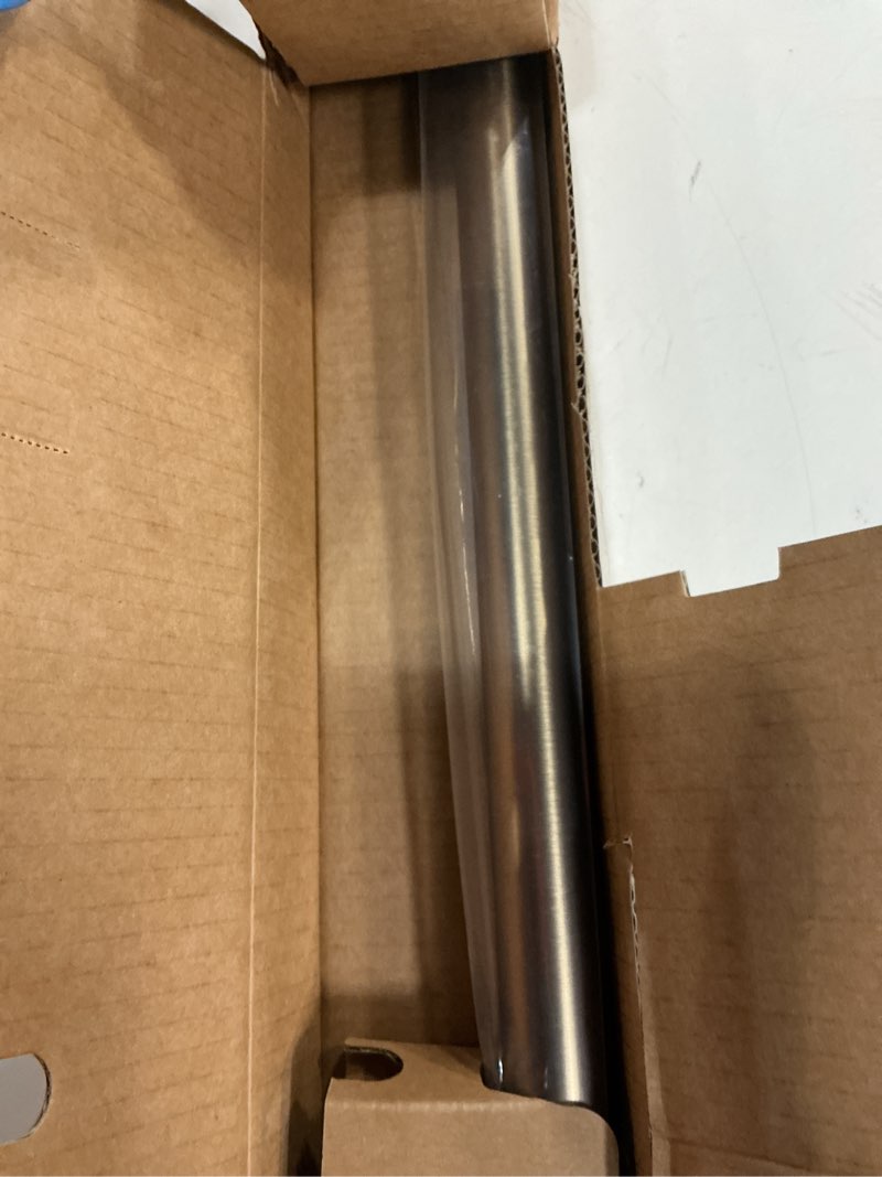 Condition photo showing Good Condition for ivilon drapery treatment window curtain rod - acrylic ball 1 inch pole. 28 to 48 inch. warm gold 28" to 48" warm gold