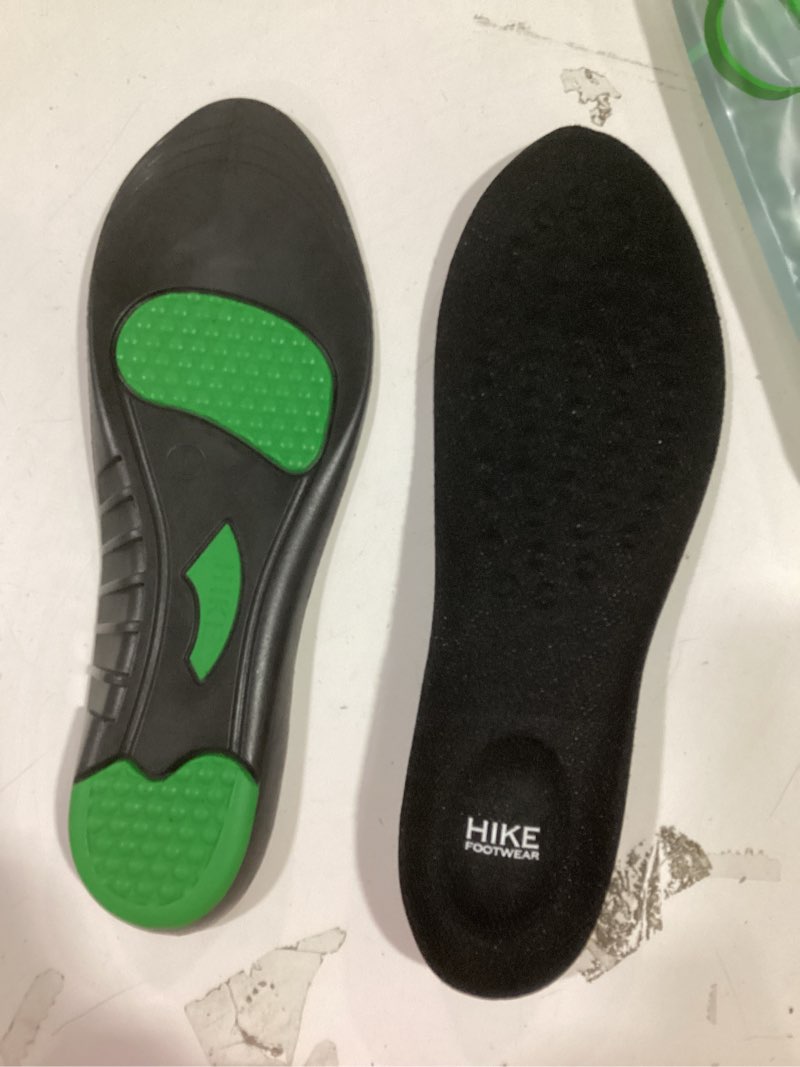 Condition photo showing Good Condition for Hike Footwear Orthopedic Soles HF- Pain Relieving and Shock Absorbing Foot Pads, Soles for Men and Women Black M (8 - 12) (Men)