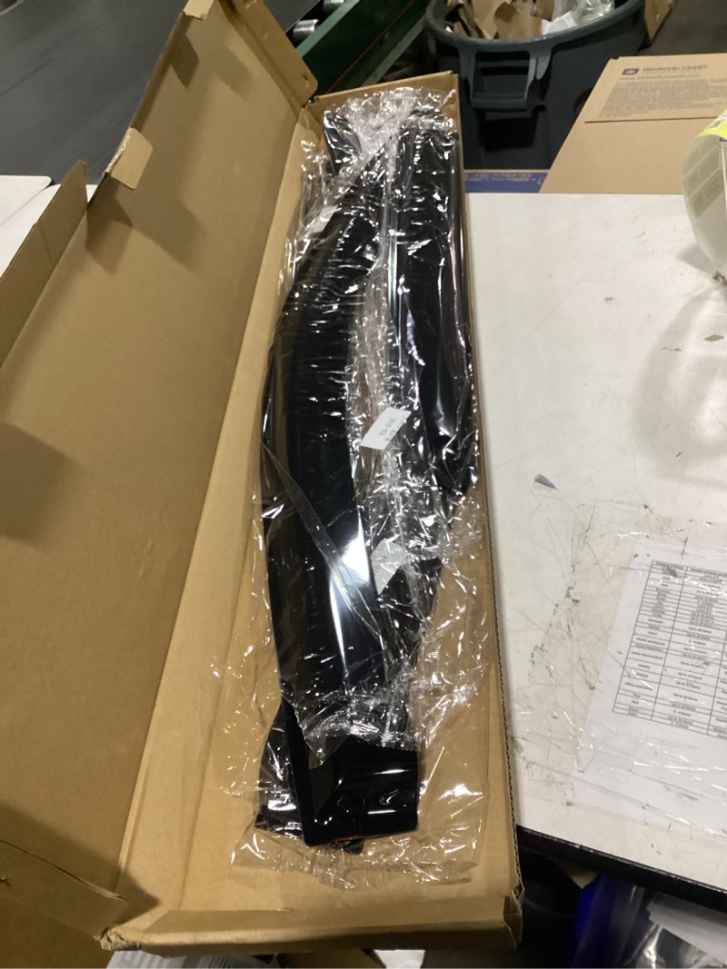 Condition photo showing New/Like New for rain guards for 2019-2026 chevy silverado/gmc sierra 1500 double/extended cab, 2020-2026 silverado/sierra 2500hd 3500hd out-channel window visor shields vent deflector shade wind dark smoke, 4pcs for 19-26 silverado & sierra double cab