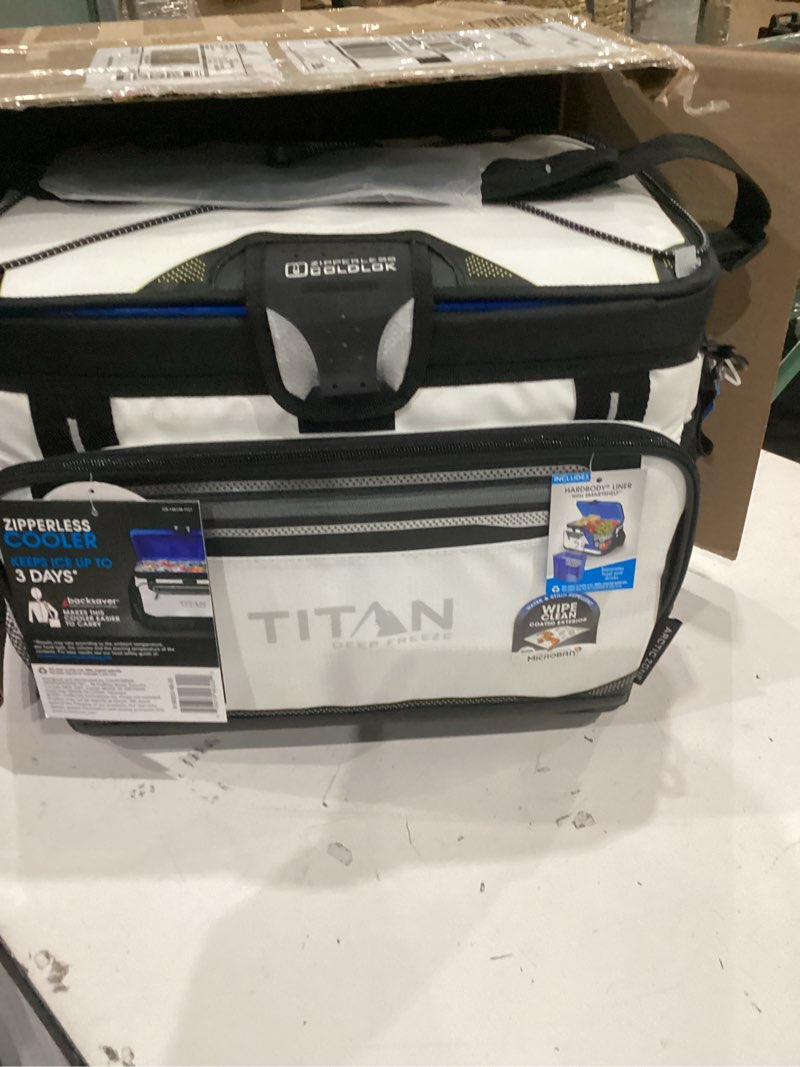 Condition photo showing Good Condition for arctic zone titan deep freeze zipperless hardbody cooler - white (30 can)