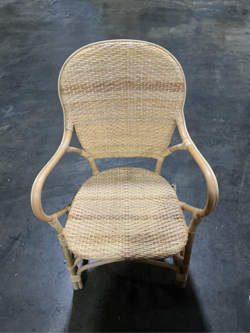 Condition photo showing Good Condition for genna rattan dining chair set natural/brown - bali & pari