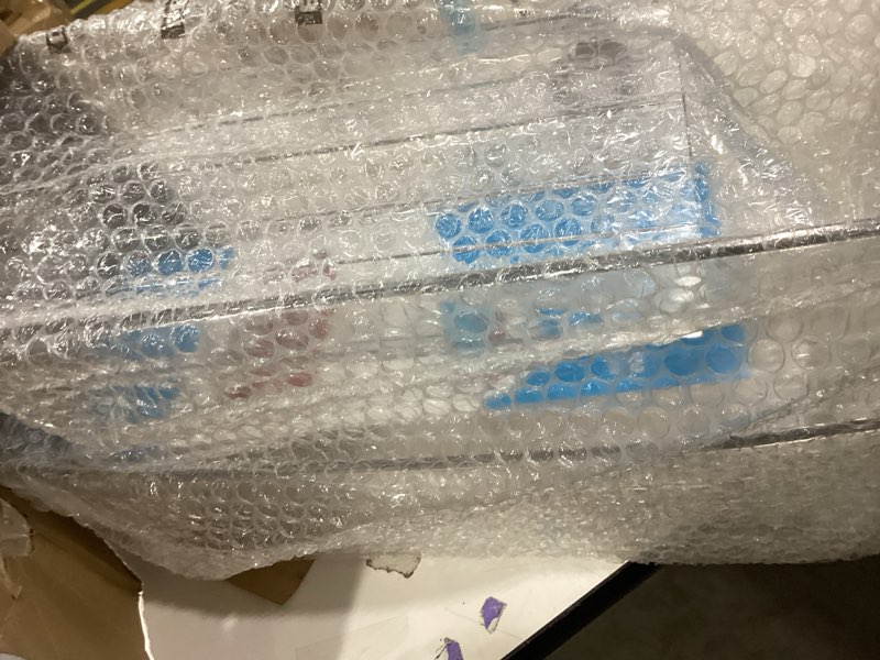 Condition photo showing New/Like New for simple houseware soda can organizer and dispenser for refrigerator / pantry, clear, set of 2 2 pack standard can