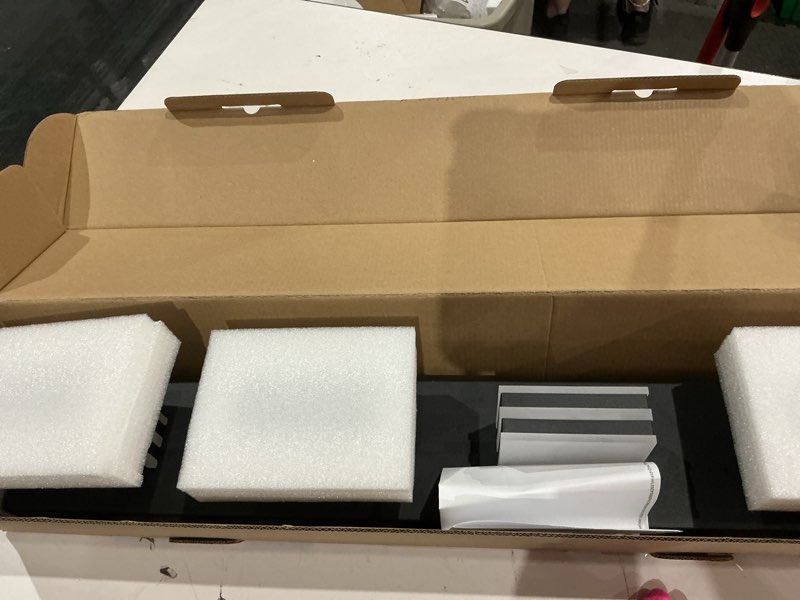 Condition photo showing Good Condition for 4-light led black vanity lights for bathroom light fixtures adjust 3 colors modern bath lighing over mirror led vanity light 27inch acrylic heads black-3 color temperature 4-light, 27-inch