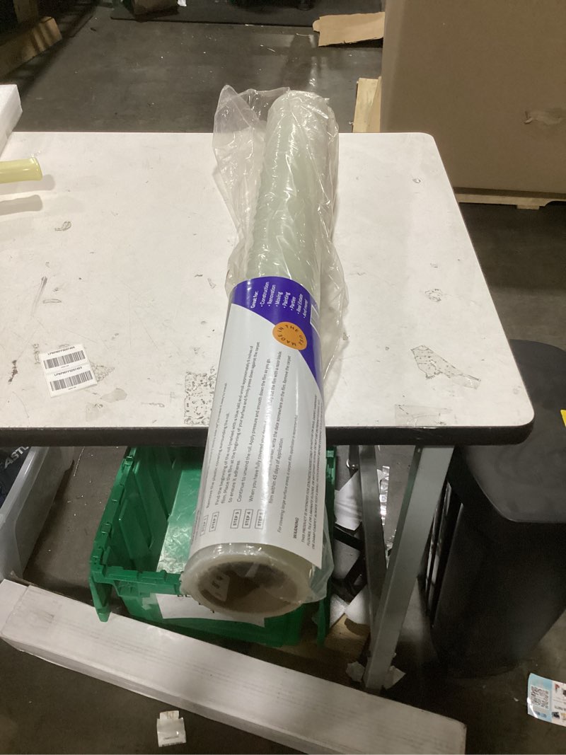 Condition photo showing Good Condition for TapeManBlue Carpet Protection Film 36" x 200' roll, Self Adhesive Plastic Carpet Protector Film with Clean Removal & Easy Unwind, Durable Protection Tape to Shield Your Surface from Dirt and Spills