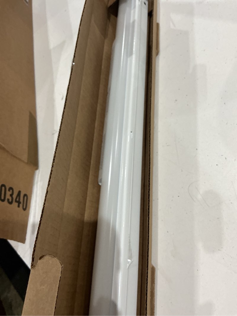 Condition photo showing Good Condition for lithonia lighting 2ft light fixture, led strip light, 120v, 4000k cool white light, 2-foot, 1-light, white (mnsl l23 1ll 120v 40k 80cri m6)