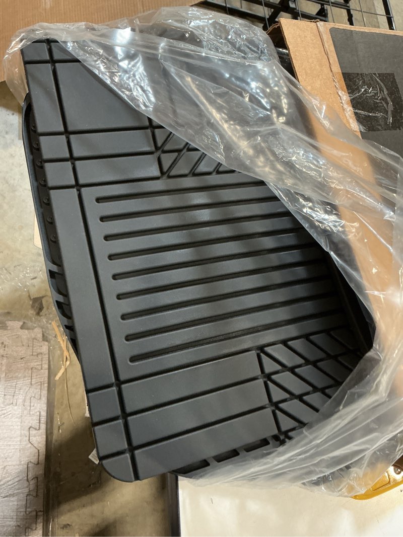 Condition photo showing Good Condition for husky liners uni-fit | universal automotive floor mats | all weather protection for cars, trucks, vans, suv's | easy trim-to-fit, black, 4 pcs. - 51509