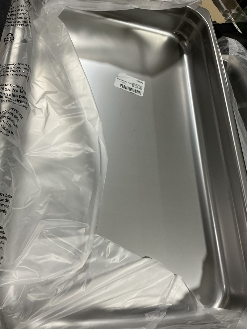 winco full size stainless steel steam table pan [spjm-102]