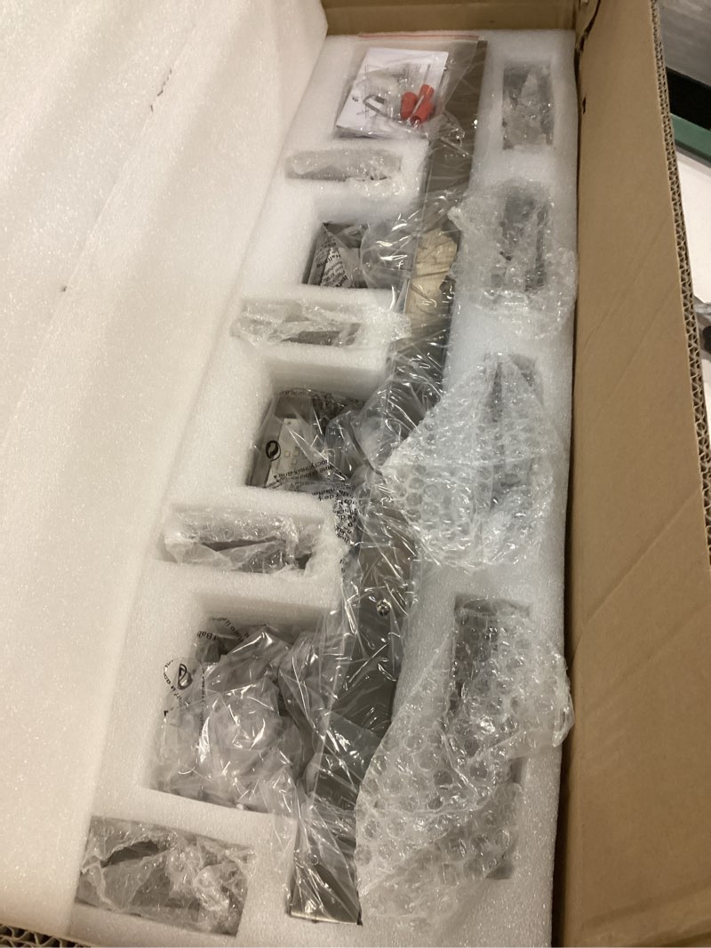 Condition photo showing New/Like New for modern bathroom light fixtures brushed nickel dimmable vanity lights for bathroom crystal led bathroom lighting fixtures over mirror 4 light 6000k brushed nickel 4 lights