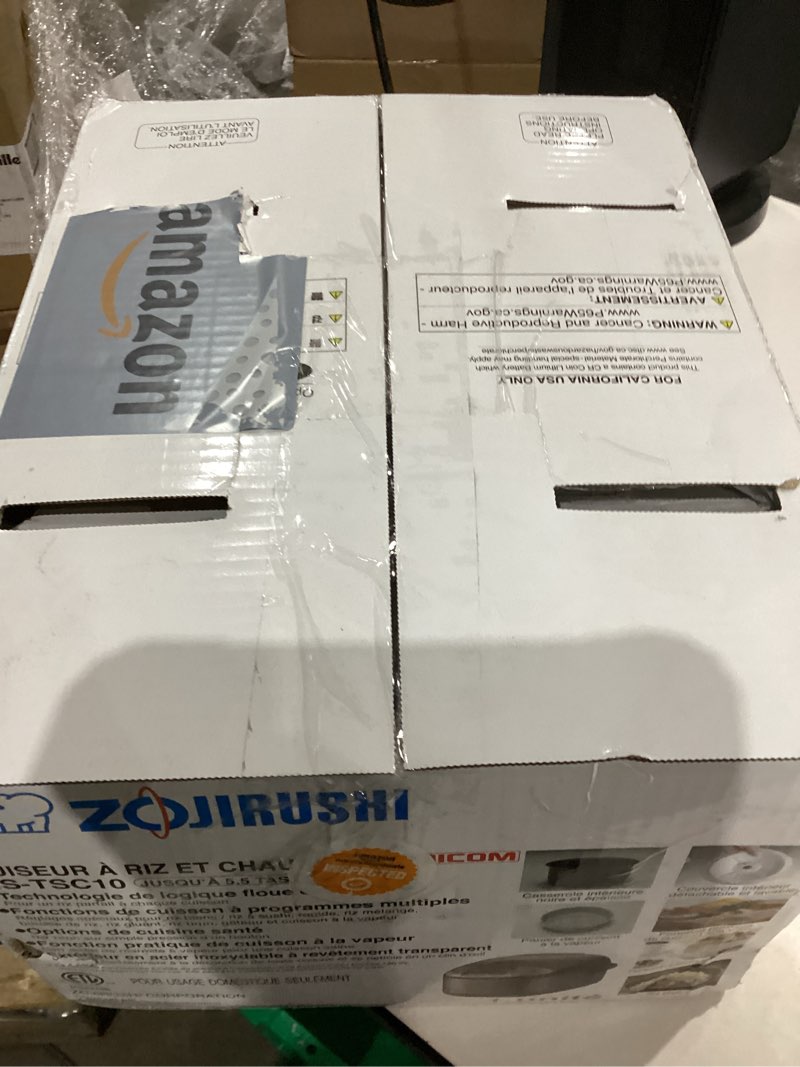 Condition photo showing As Is for Zojirushi NS-TSC10 5-1/2-Cup (Uncooked) Micom Rice Cooker and Warmer, 1.0-Liter 5.5 cups Rice Cooker
