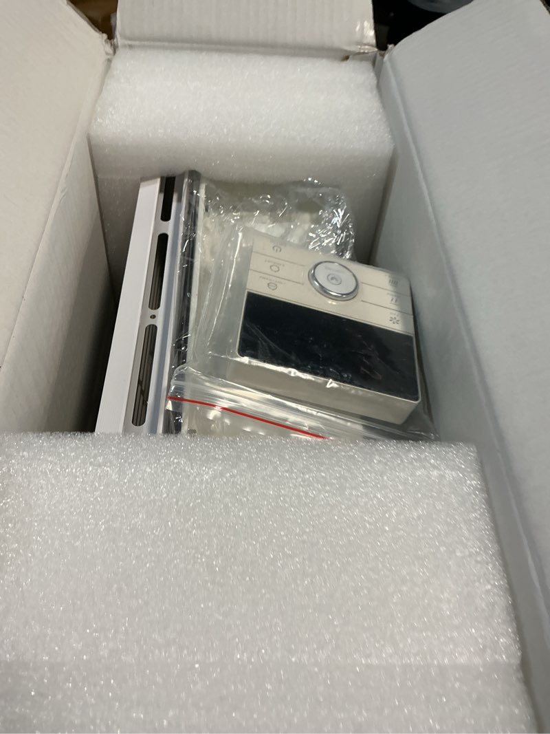 Condition photo showing Good Condition for bathroom exhaust fan with bluetooth speaker, exhaust fan with light, with heater and light, 160 cfm 1.0 sonar, 5 color temperatures, 1 sensor night light, 1 remote control, easy to install