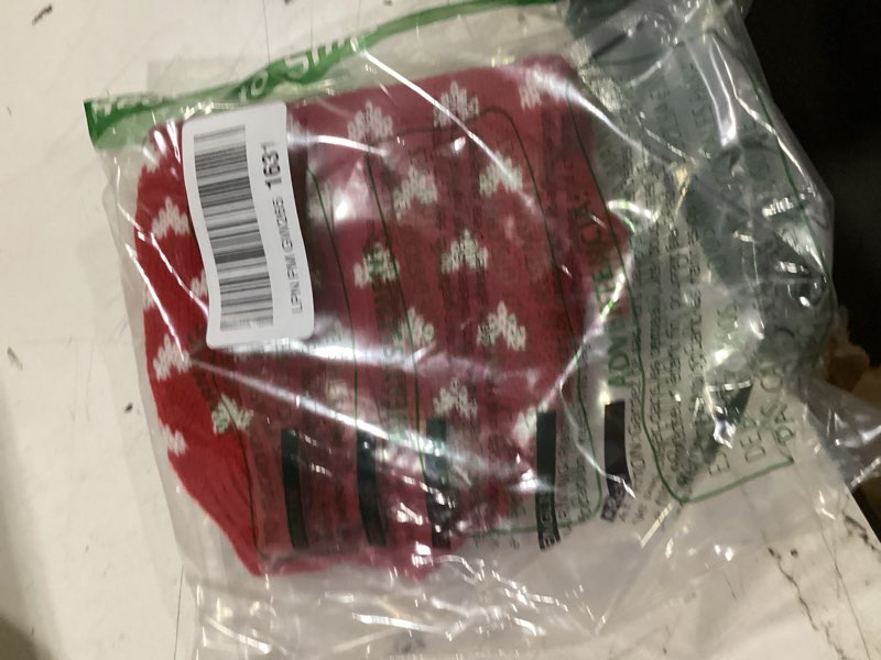 Condition photo showing As Is for dxhycc dog knitted sweater dog heart sweater puppy sweater warm soft pet holiday clothes for small cats and dogs (red, s) small red