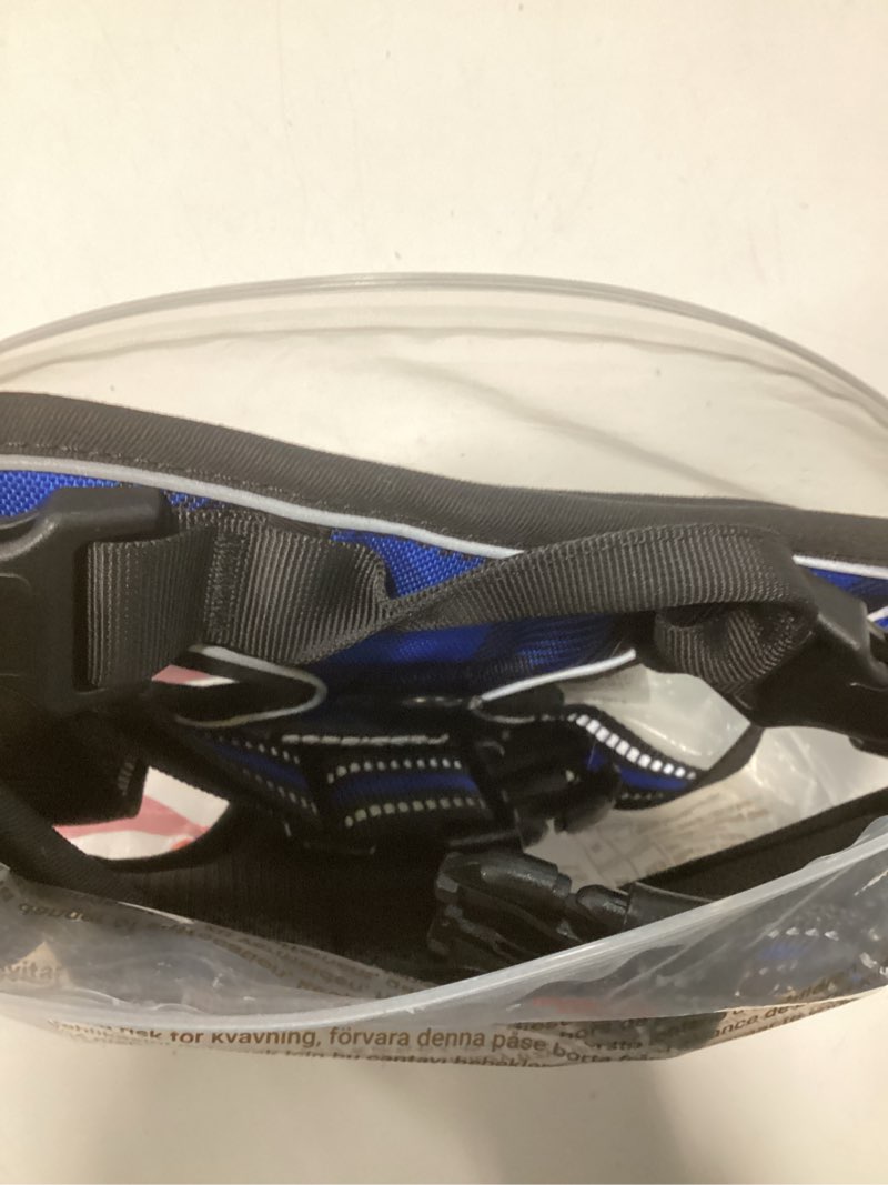 Condition photo showing Good Condition for rabbitgoo dog harness no pull with 2 leash clips, adjustable soft padded, reflective oxford no choke pet vest with easy control handle for medium sized dogs, blue plaid, m medium checkered blue