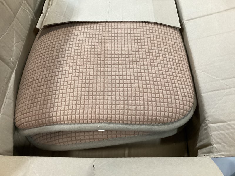 Condition photo showing Good Condition for shinnwa kitchen seat cushions set of 2, non slip dining chair cushions, u-shaped indoor chair pads, 2 pack, 15 x 16 inches, brown brown 2