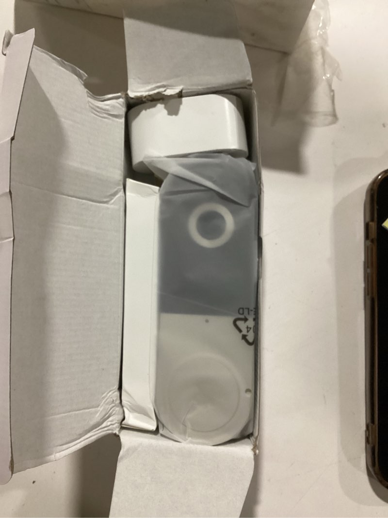 Condition photo showing Good Condition for 1080p Wireless Video Doorbell Camera, AI Human Detection, 2-Way Talk, Live View, Night Vision, Cloud Storage, 2.4G WiFi Only, Battery Powered, Indoor Outdoor Surveillance (Linen)