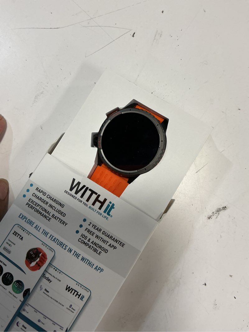 Condition photo showing Good Condition for withit zetta series smartwatch, 1.43" full touch amoled screen, unisex