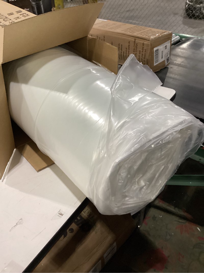 Condition photo showing New/Like New for FDW | 8 Inch Twin Mattress | Medium Firm | Gel Memory Foam Mattress | White | Bed in a Box, CertiPUR-US Certified | Pressure Relief, Cooling Ventilated Foam | Washable Removable Cover White Twin 8 IN