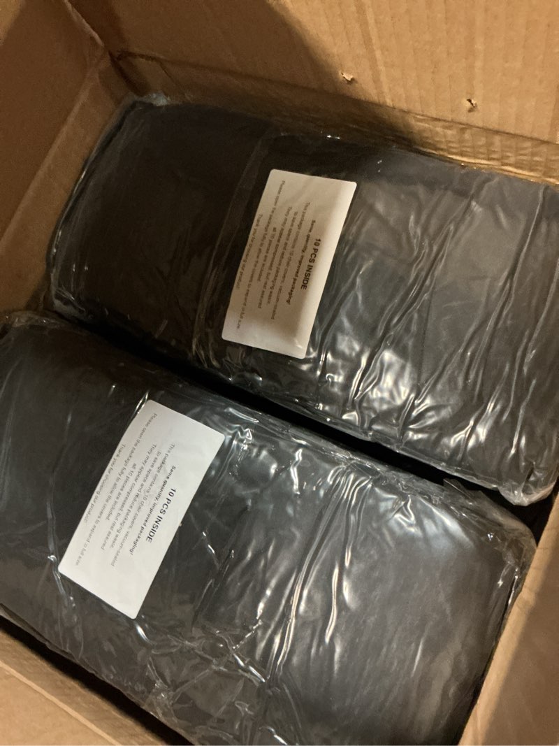 Condition photo showing Good Condition for stretch spandex chair covers - black 50 pcs, folding kitchen chairs cover, universal washable slipcovers protector, removable chair seat covers, for wedding party dining room banquet event black- folding chair covers 50pcs