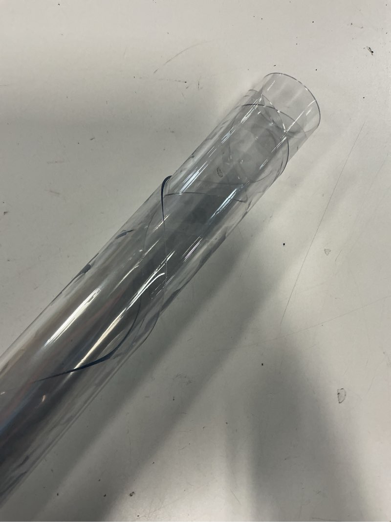 Condition photo showing Good Condition for LovePads Round Clear Table Cover Protector 42 Inch, 2mm Thick Table Protector for Dining Room, Waterproof Plastic Cover PVC Vinyl Tablecloth, Circle Tabletop Protective Pad for Furnture Surface 42" (Round) Clear 2mm