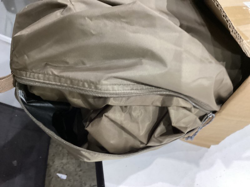 Condition photo showing Good Condition for camping cots for adults,cots for sleeping,cushion and pillow, camping tent cot,high weight capacity, compact storage,with carry bag,ideal for outdoor camping, office use,napping, beach trips khaki