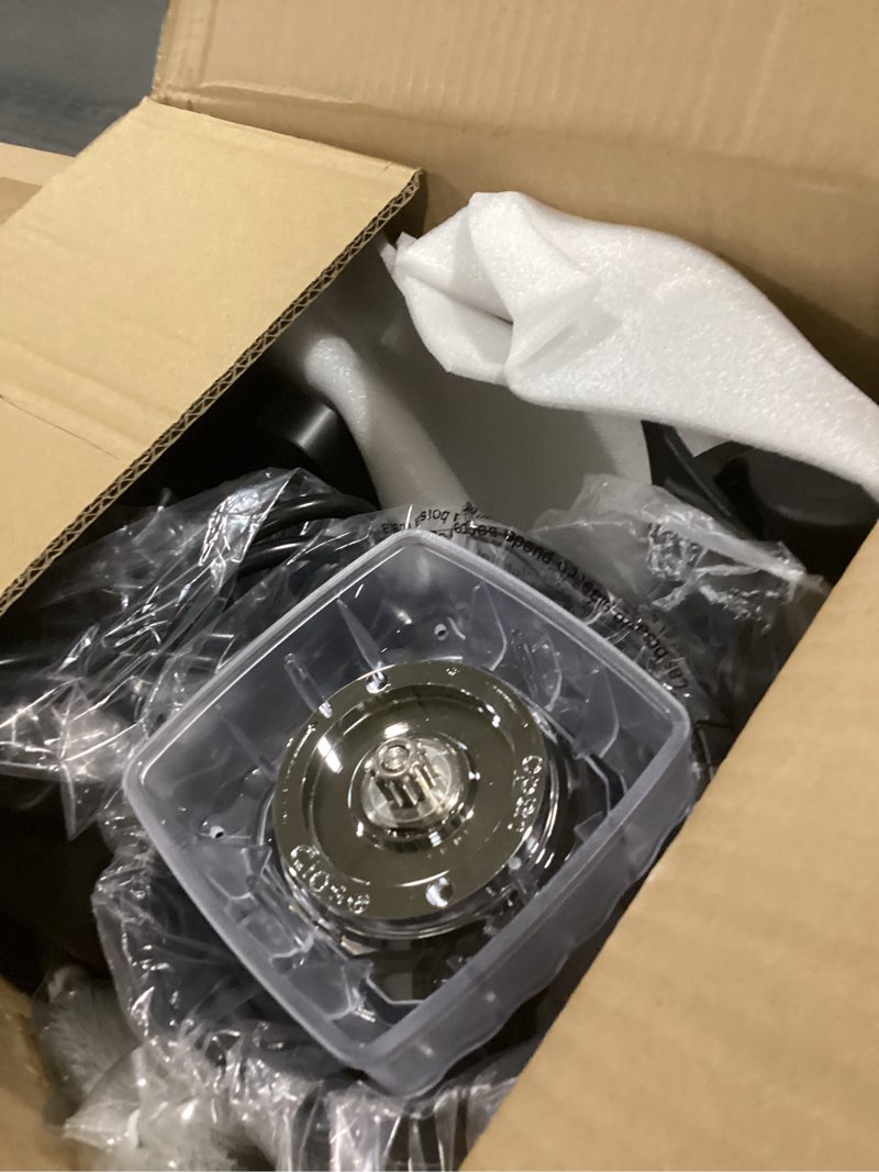 Condition photo showing As Is for blender, 1800w blender with grinder - 6-blade professional smoothie blenders for kitchen, crushes ice, self-cleaning, 68oz & 20oz jars dishwasher safe, for baby food, nut butter