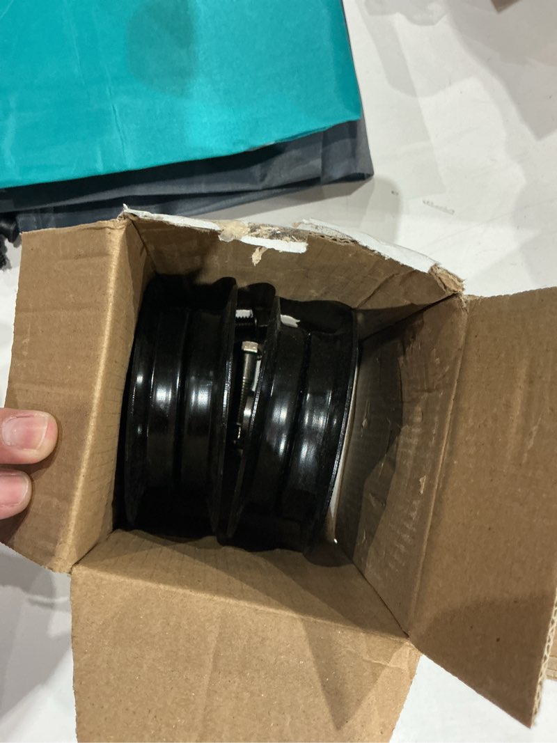 Condition photo showing Good Condition for 2 pack 132-9420 flat idler pulley replaces 106-2175 flat idler pulley for toro 50" 42" timecutter ss5000 ss4235 ss4225 mx5060 ss5060 mx5050 z5000 z4200 mx5000 ss4200 z5035 riding mowers a5 2x106-2175