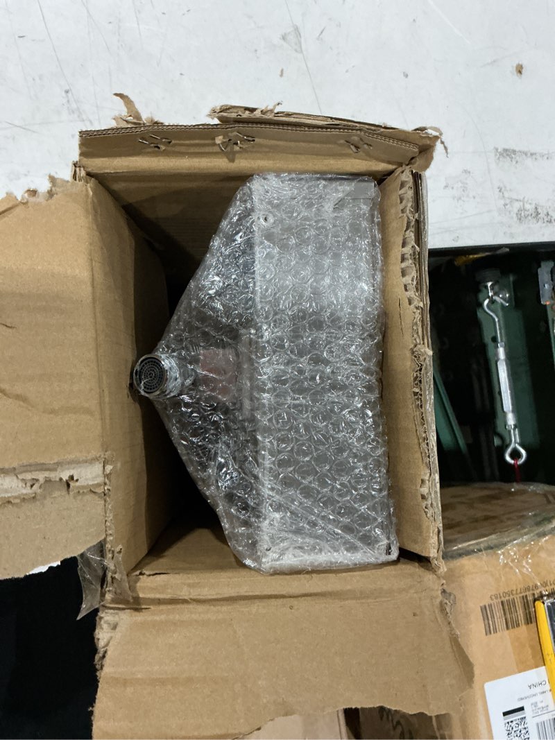 Condition photo showing New/Like New for alenart shower panel massage jets rainfall waterfall shower head, shower stainless steel wall mount massage multi-function bathroom shower panel tower system, brushed nickel……