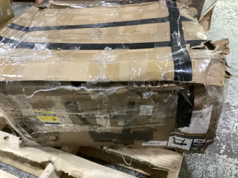 Condition photo showing As Is for used damage box pit boss 500fb2 pellet grill, matte black - 11086