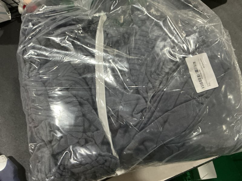 Condition photo showing Good Condition for Ruaozz Recliner Sofa Covers Recliner Chair Covers Couch Covers for Reclining Couches with Pockets Washable Furniture Protector with Elastic Bottom (3 Seater, Grey) Grey 3 Seater