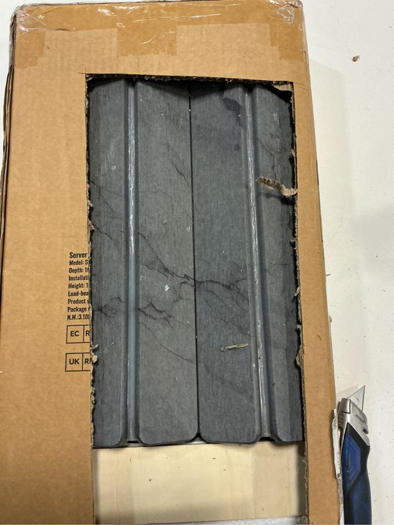 Condition photo showing As Is for stone drying mat for kitchen counter, quick diatomaceous earth mats for dishes, 24"l x 16" w super absorbent fast-drying collapsible countertop stone mat (light grey, 24" x 16") light grey 24" x 16"