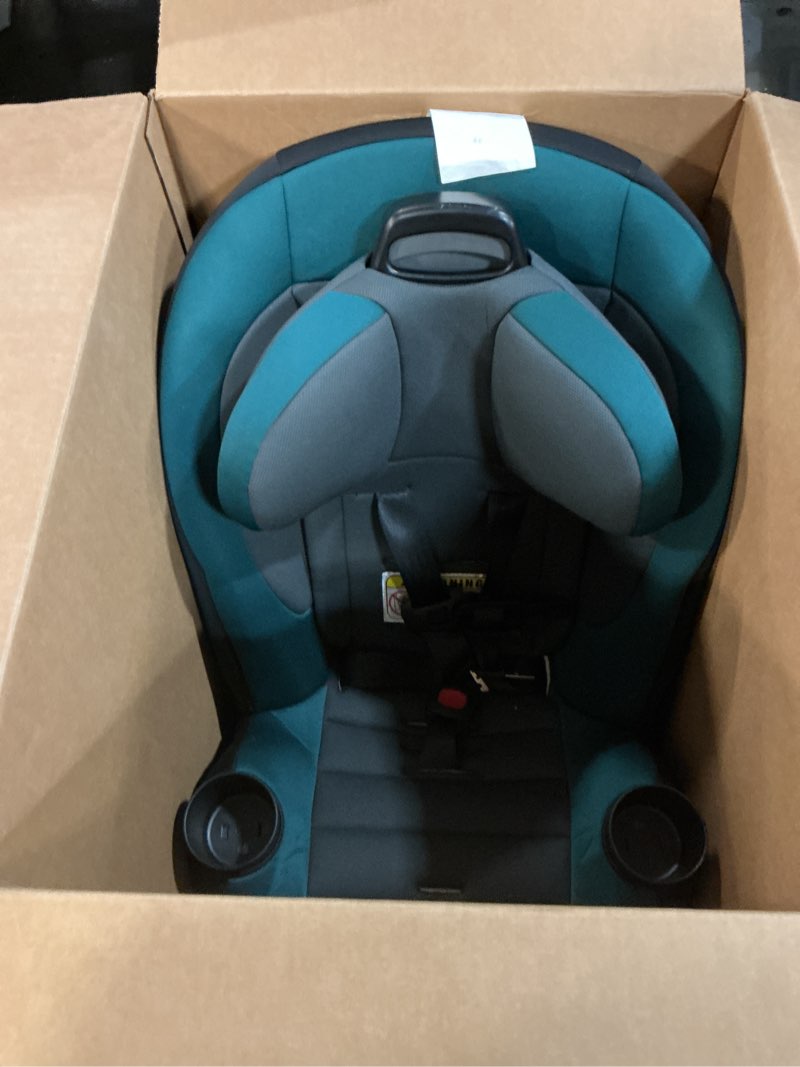 Condition photo showing Good Condition for Safety 1st Ellaris 3-in-1 Convertible Car Seat, Slim Fit Design, Rear & Forward-Facing, 5-Position Headrest, 3-Across Fit, Travel-Friendly with Machine-Washable Seat Pad, Peacock Blue