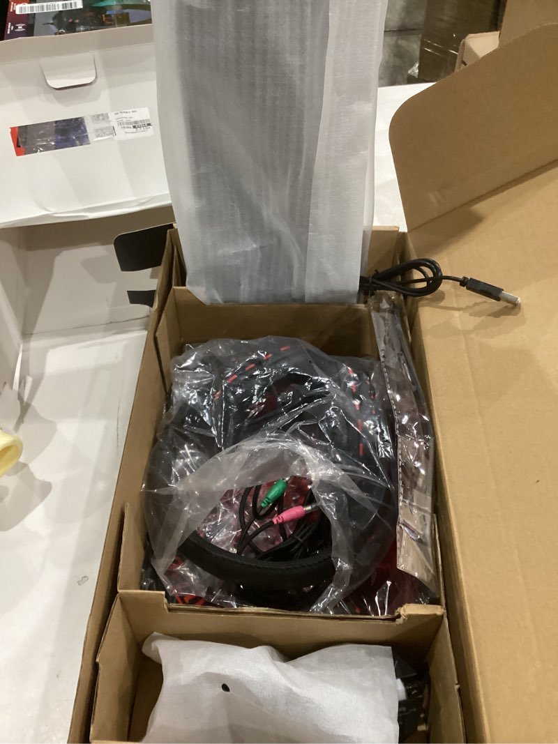 Condition photo showing As Is for Gaming Keyboard and Mouse and Mouse pad and Gaming Headset, Wired LED RGB Backlight Bundle for PC Gamers and Xbox and PS4 Users - 4 in 1 Edition Hornet RX-250 Black