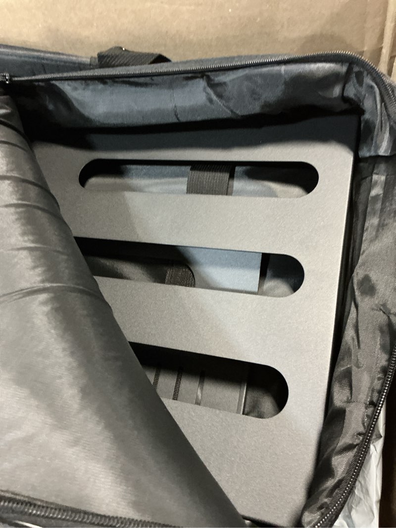 Condition photo showing Good Condition for gokko guitar pedal board 22" x 12.6" guitar pedalboard with power supply bracket, includes carry bag & mounting tapes (black, gks-22b) 22 x 12.6 inches black