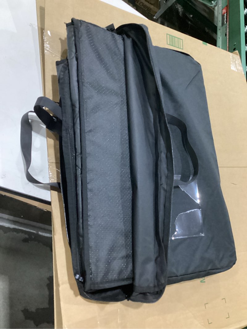 Condition photo showing Good Condition for Back Seat Extender for Dogs-Large Space, Dog Car Seat Cover Hard Bottom Holds 420lbs, Sturdy Backseat Extender for Dogs,Upgraded Material Waterproof Pet Car Bed Dog Hammock for Car, SUV,Truck L Black For Cars/ Mid-Size SUV/ Small Truck