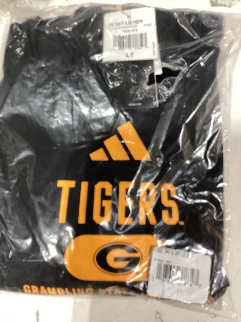 adidas Women's D4T Grambling State Universtiy Lightweight Hoodie, Black/Team Collegiate Gold/Grambli